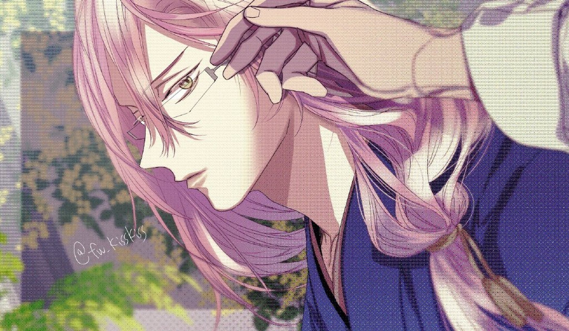 无限滑板# 羽純ハナ推特更新了樱花樱屋敷薰插画,樱花老师真·美人!