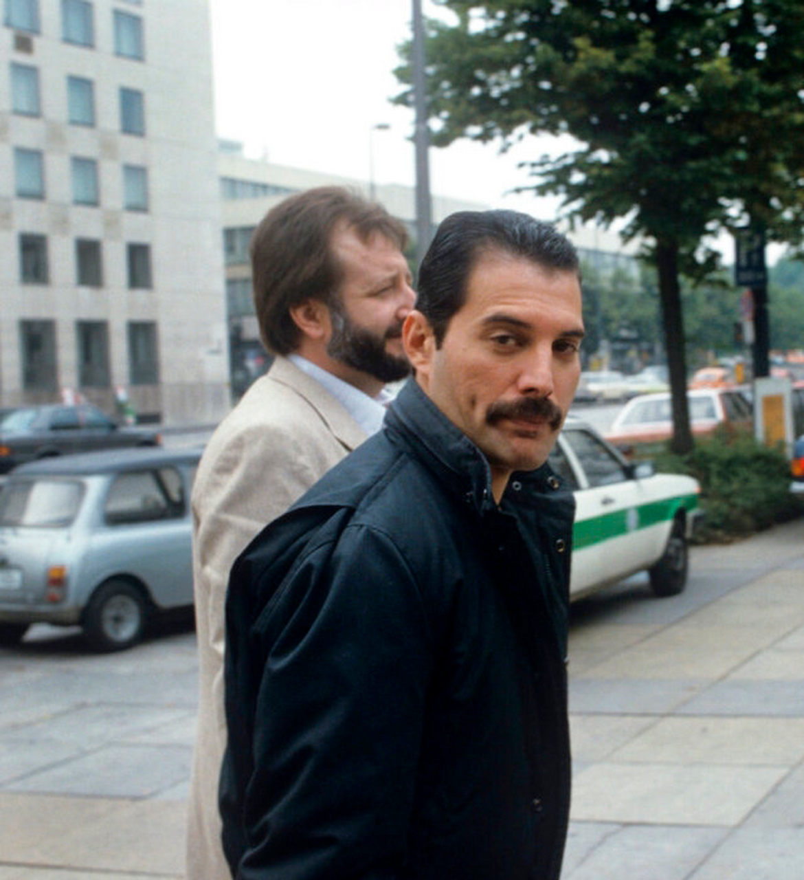 1984年8月13日.弗雷德里克·加博维茨在慕尼黑,皇后乐队牙叔