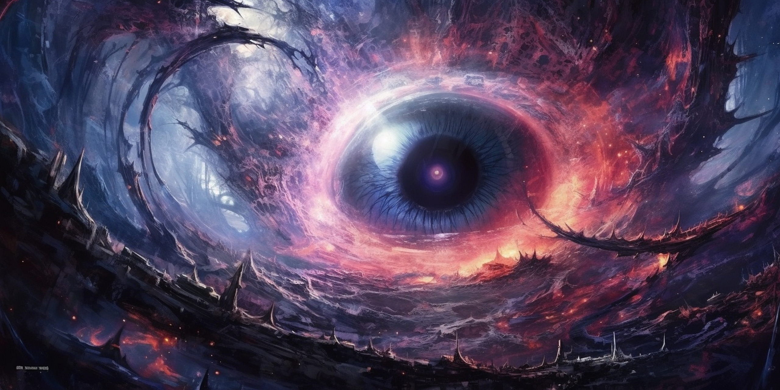 天地混沌初开,妖魔鬼怪横行世间.#鬼怪# #ai绘画