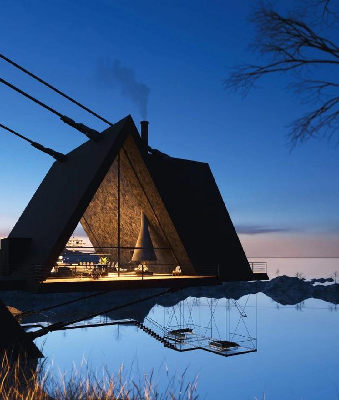 建造在悬崖上的别墅,太惊险了!