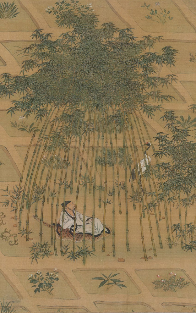 【《独乐园图卷》明·仇英】  独乐园为宋代名儒司马光的园名,据洛阳