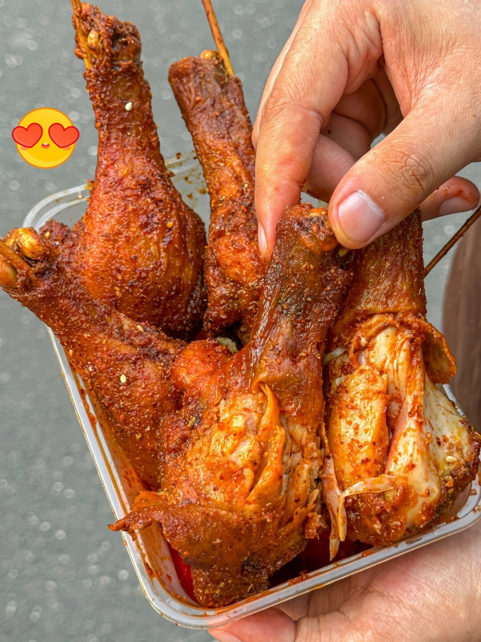 离开长沙前一定要打包带走的  求求各位刷到这个竹签烤鸡腿的姐妹们