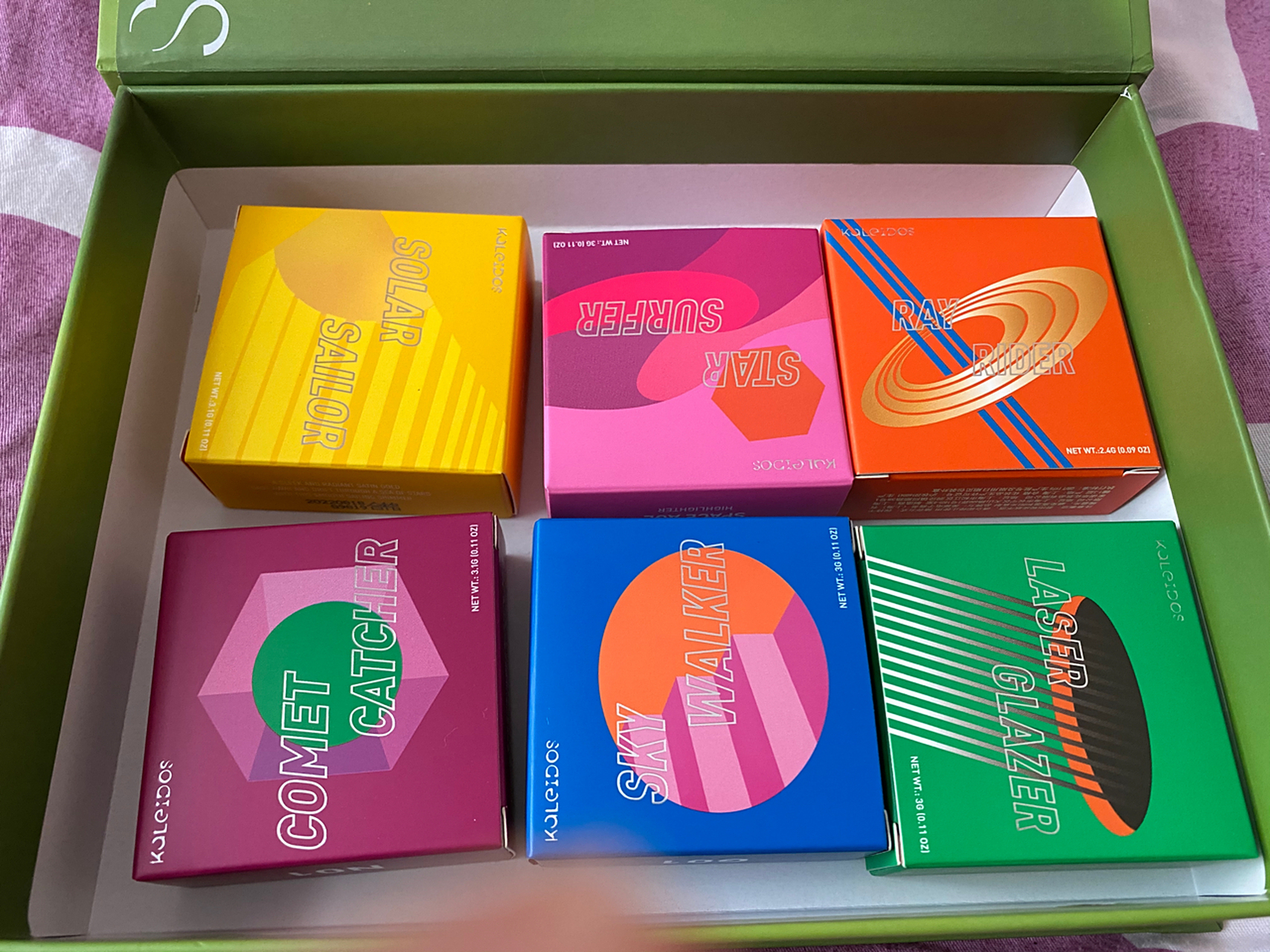 kaleidos万花镜太空时代高光全试色 kaleidos万花镜每一颗高光都很软