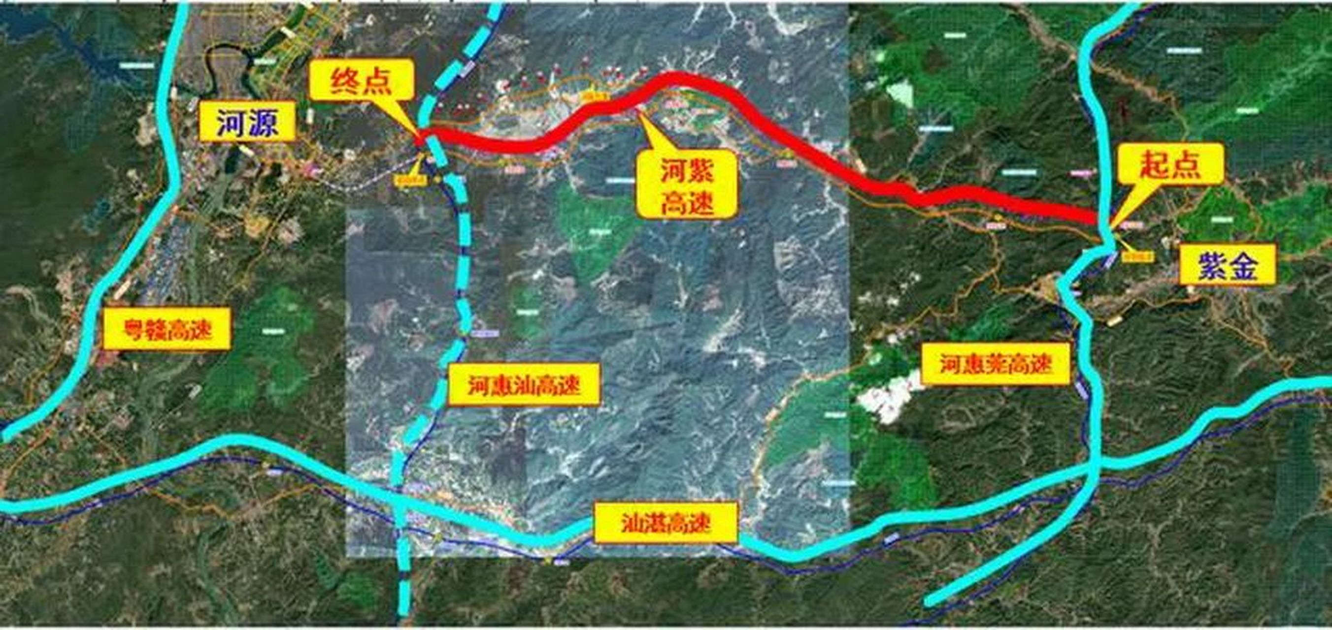 备受河源市和紫金县老百姓期待的河紫高速公路项目近日又有新进展.