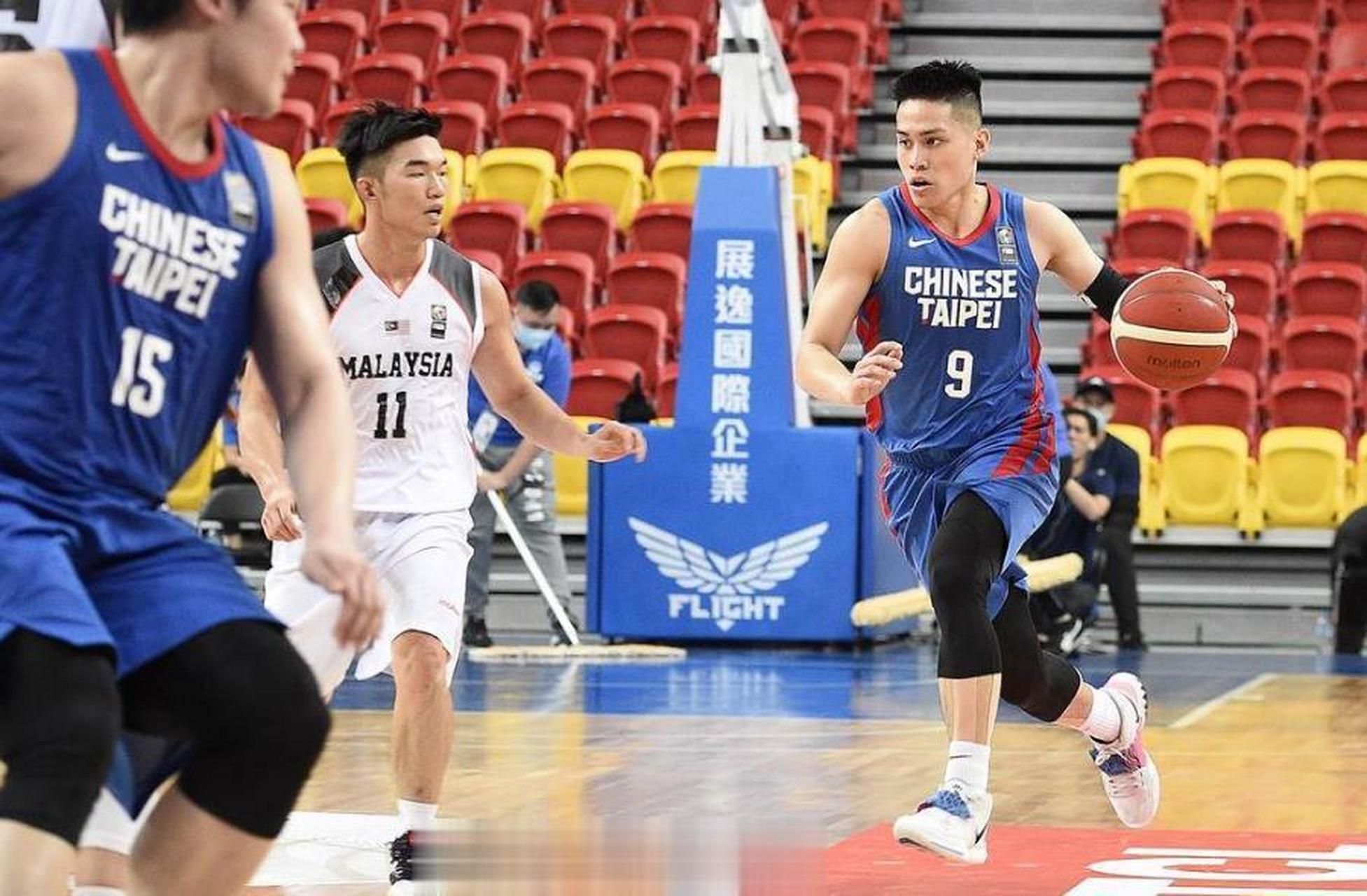 中国台北男篮2023杭州亚运会18人集训名单:陈盈骏(cba广州),林庭谦