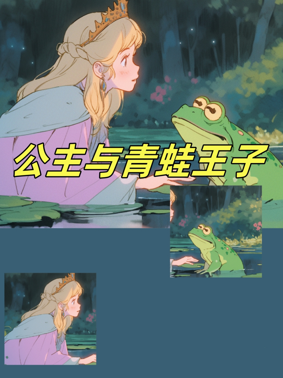 公主与青蛙王子  公主与青蛙王子的浪漫童话故事.