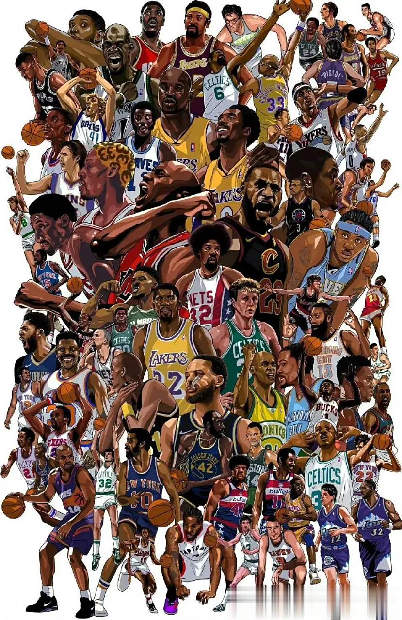 nba75大球星!你最喜欢哪一个?评论区留言告诉我!