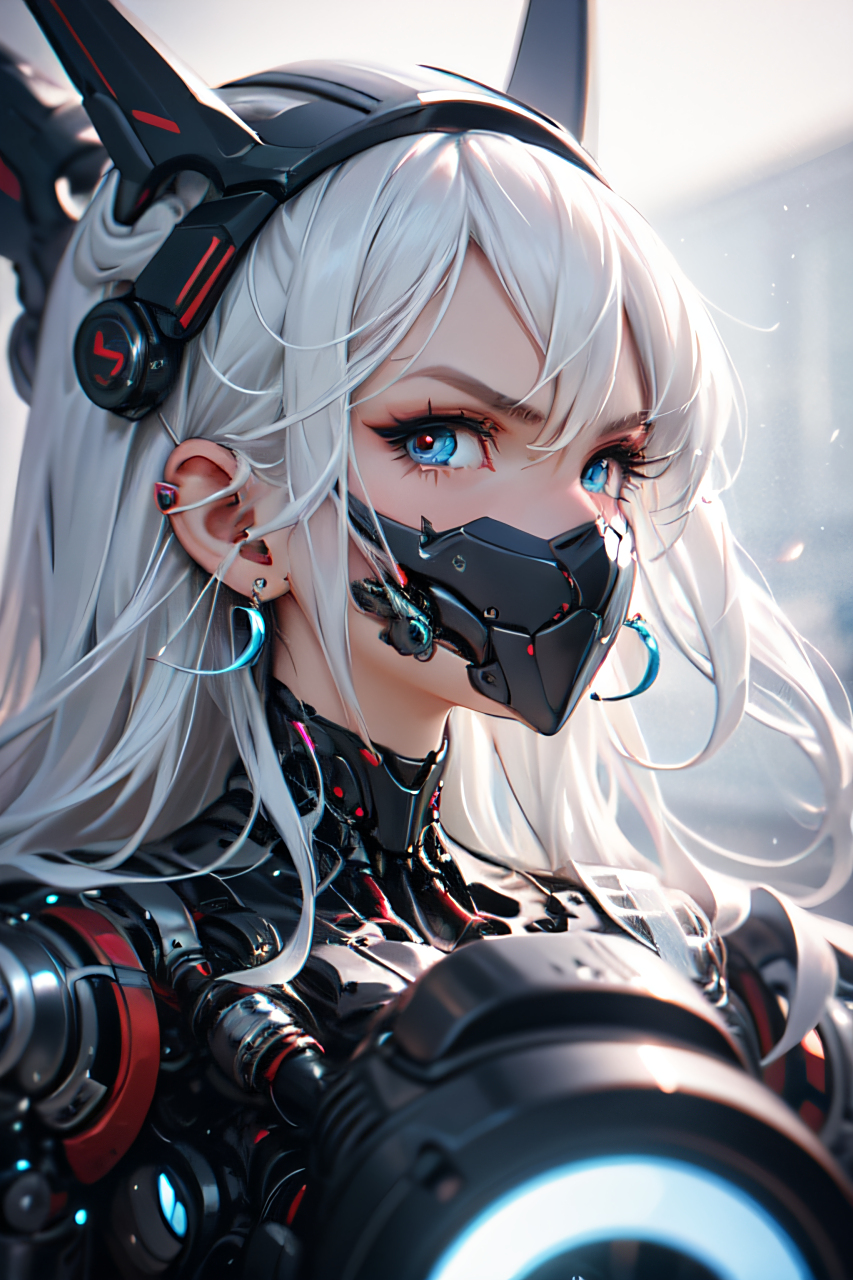 机车美少女#机车美女# #二次元机甲少女美图分享