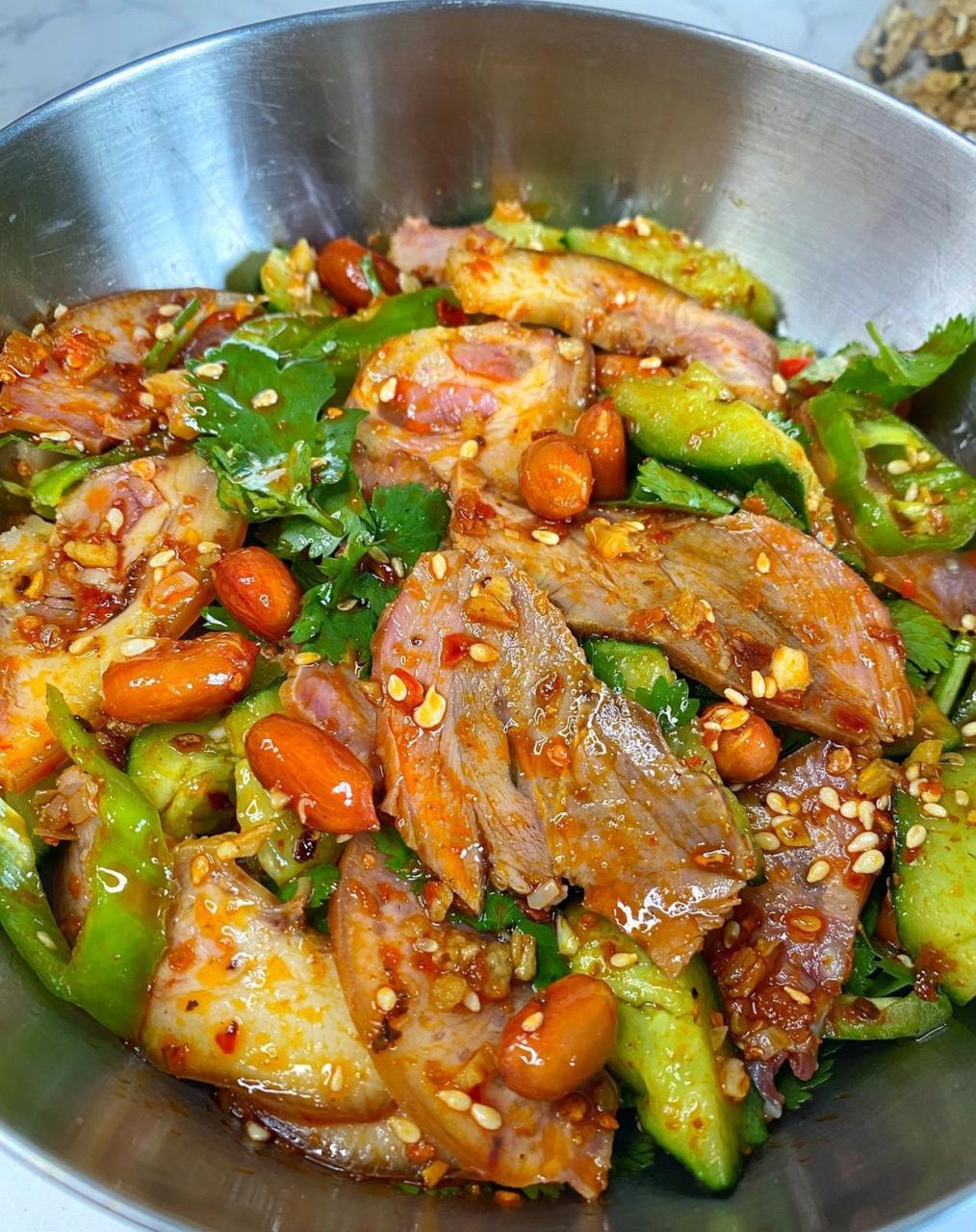 97巨好吃的凉拌猪头肉,香辣过瘾75157515