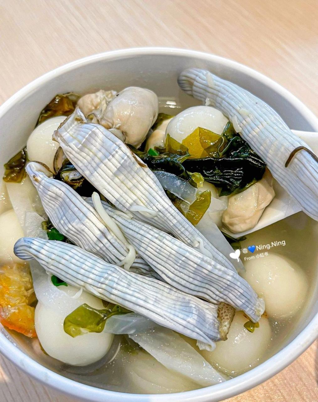 正宗台山特色咸汤圆泥虫巨鲜甜|||西华路这家台山美食小馆被我挖到了?