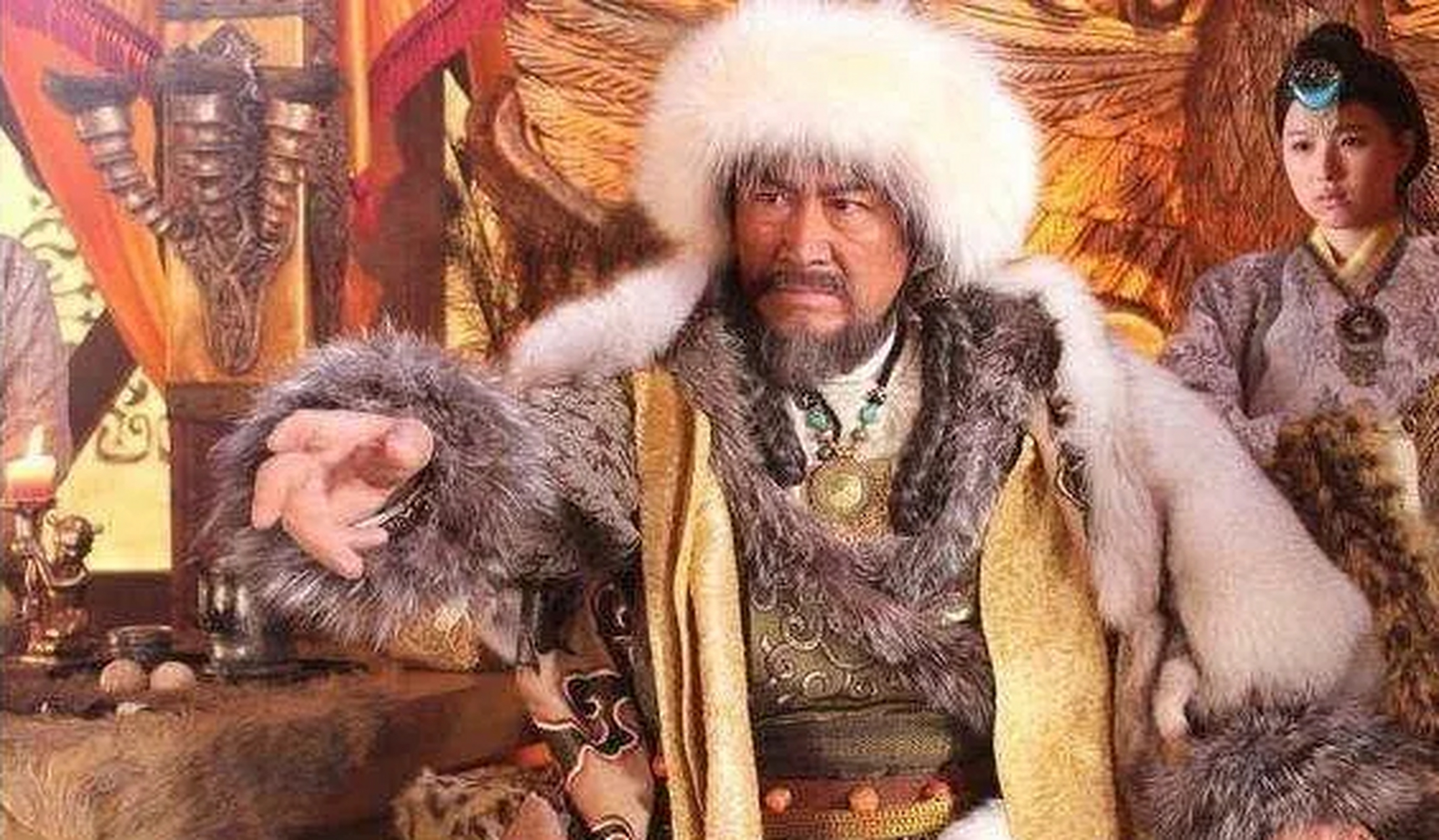 公元1127年,金太宗完颜晟宣召铁木真的曾祖父合不勒汗入朝,大摆宴席