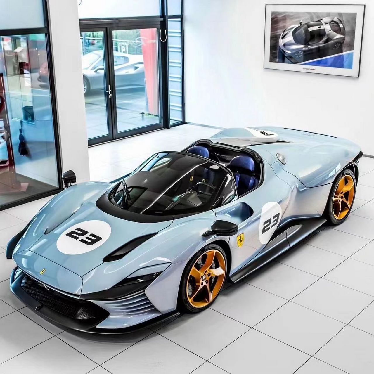 法拉利# daytona sp3搭载法拉利迄今为止最强v12自然吸气发动机,这颗