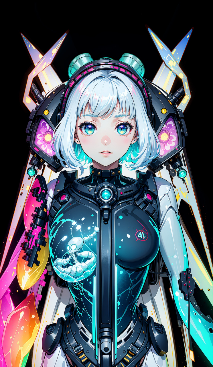 生化改造美少女,彰显机械的魅力.