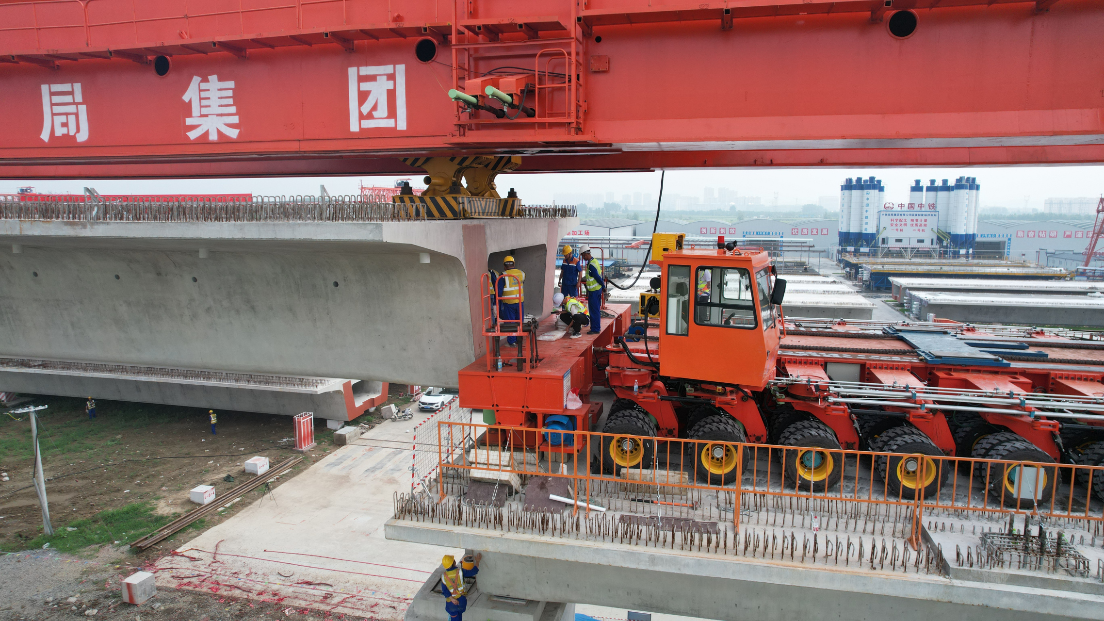 铁路# #蚌埠# 淮宿蚌城际铁路固镇段全线开始架梁,在固镇设站   由