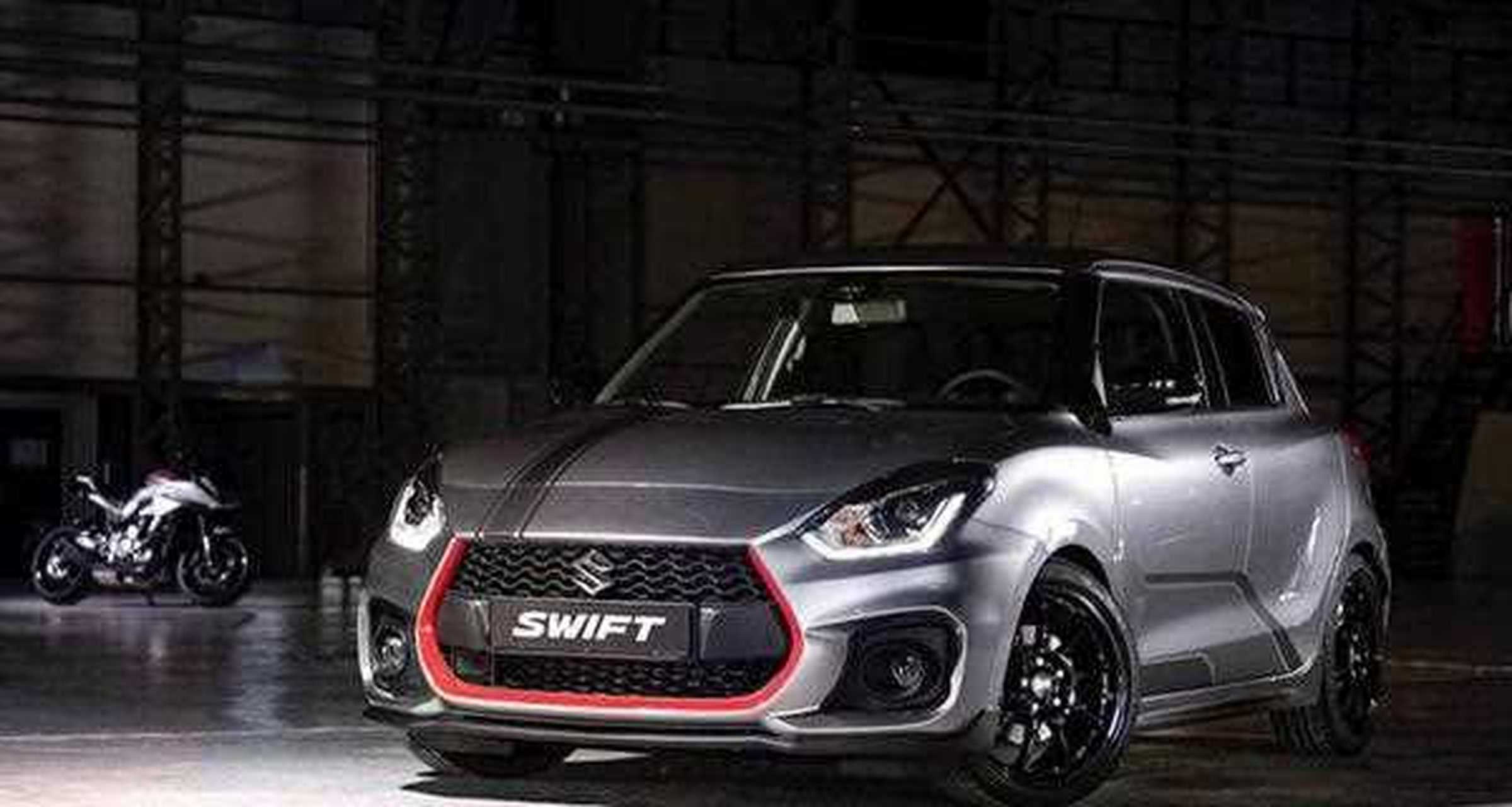 铃木发布了全新速翼特sport katana限量版车型的官图.