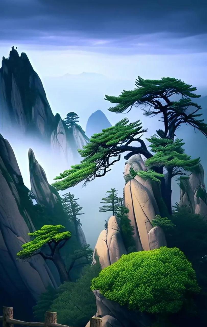 美好的风景,神仙地方,   五岳归来不看山～ 黄山归来不看岳………  不