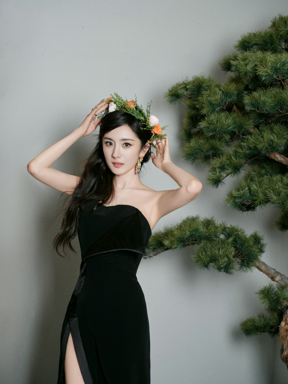 幂姐精致的编发造型,温柔优雅,气质高贵,美得如此轻松!