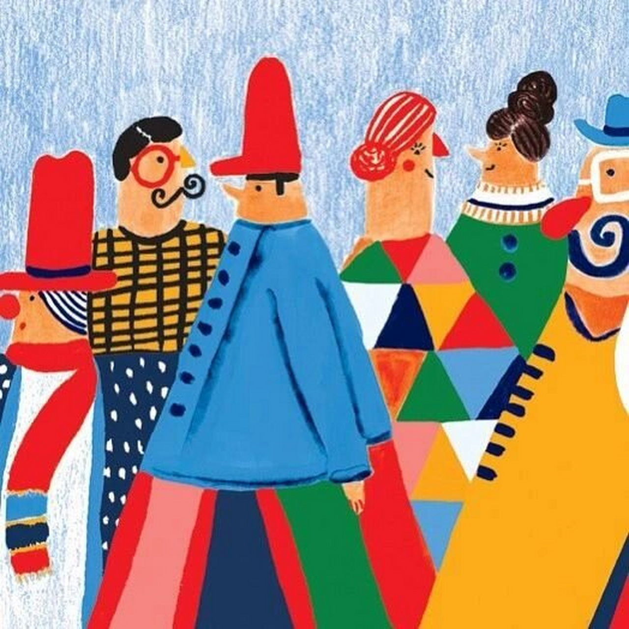 插画分享‖独特又充满趣味的风格每张都喜欢