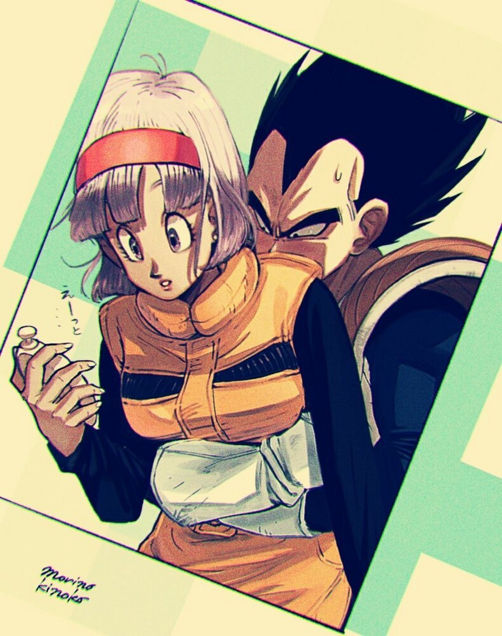 贝吉塔对布尔玛有意思 #龙珠