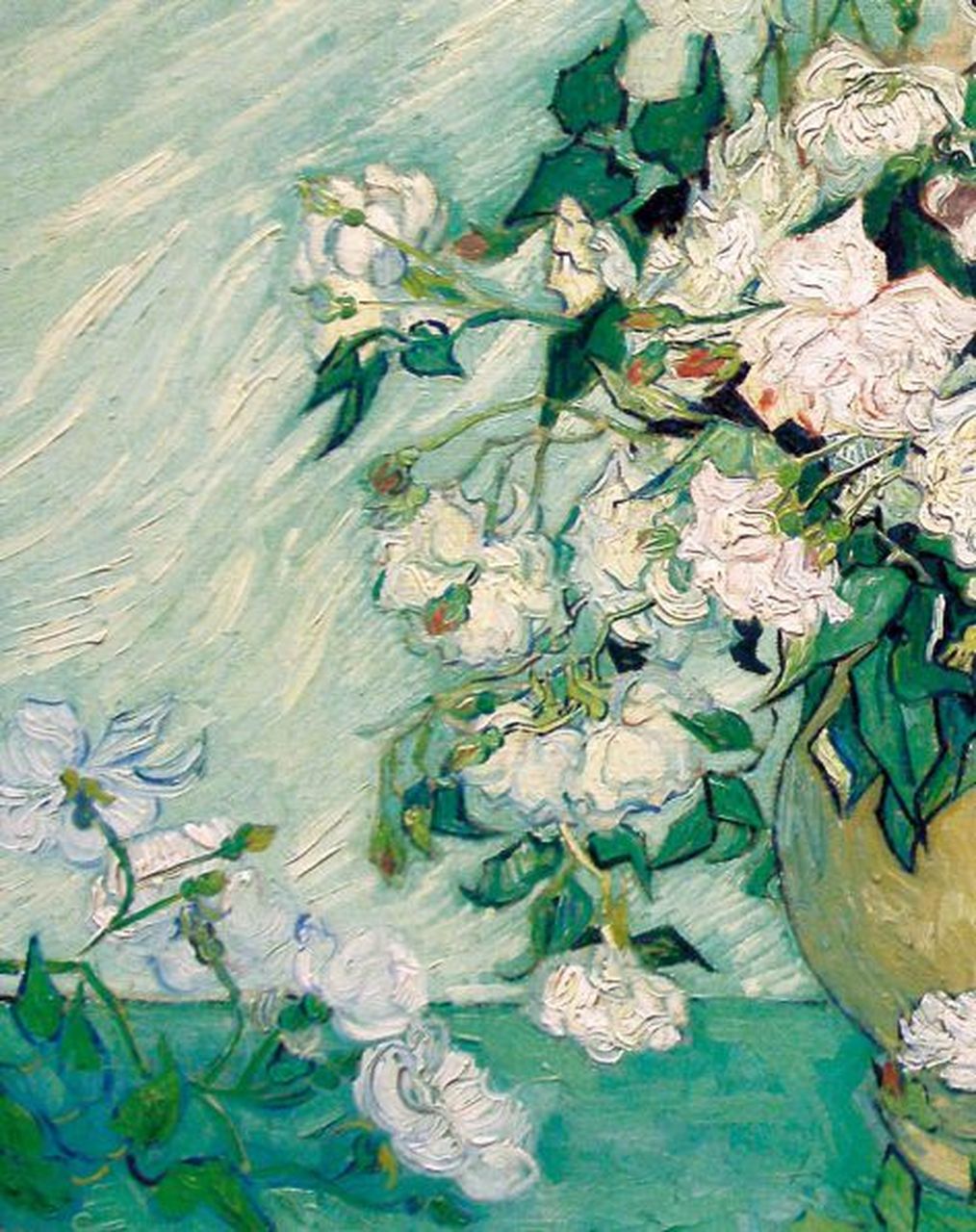 梵高的《白玫瑰》催人泪下 这两幅《白玫瑰》是梵高在生命的最后两个