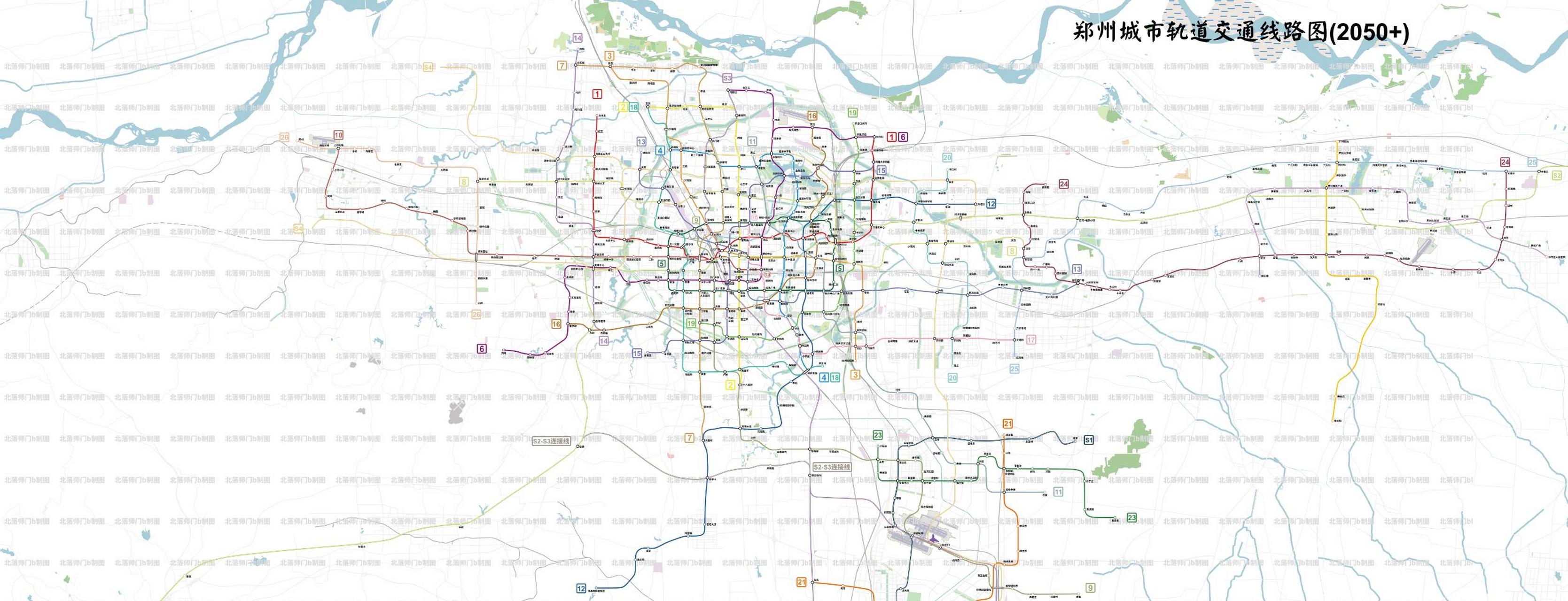 郑州地铁25号线规划图图片