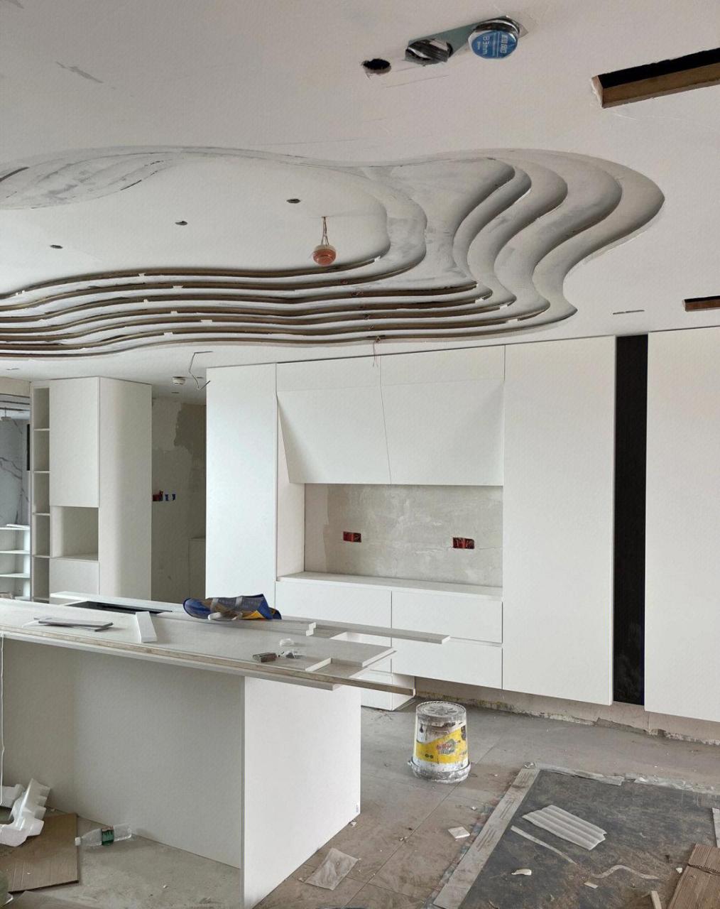 废完木工,废腻子工的叠级吊顶更新啦 叠级吊顶来自现场的变化 腻子工