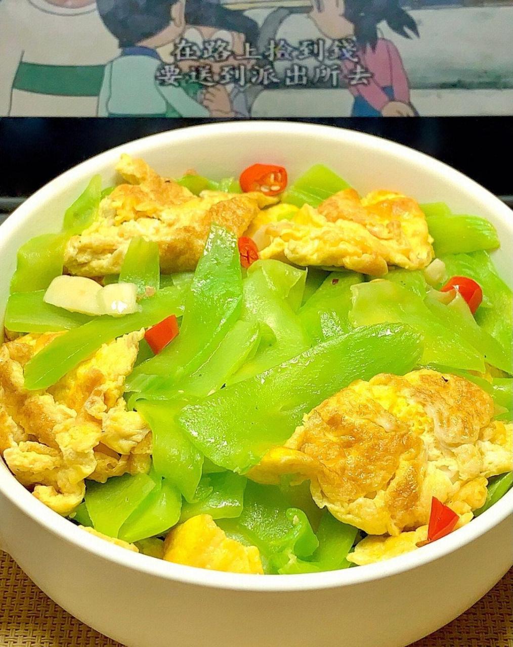 95 食材:莴笋,鸡蛋 步骤: 操作如上94图 贼简单,新手也可以轻松