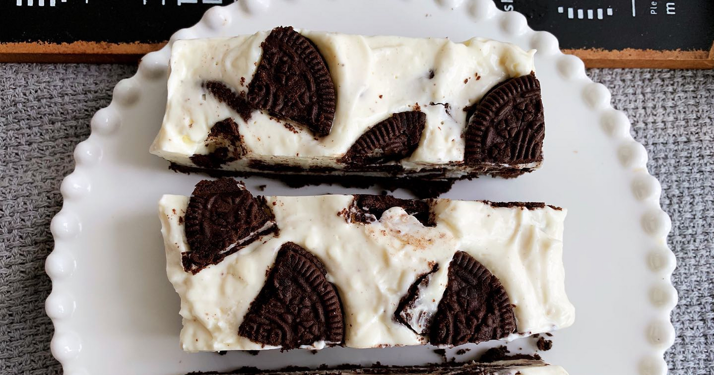 奥利奥乳酪芝士蛋糕,这个芝士蛋糕的甜点,最近也是风靡了整个朋友圈