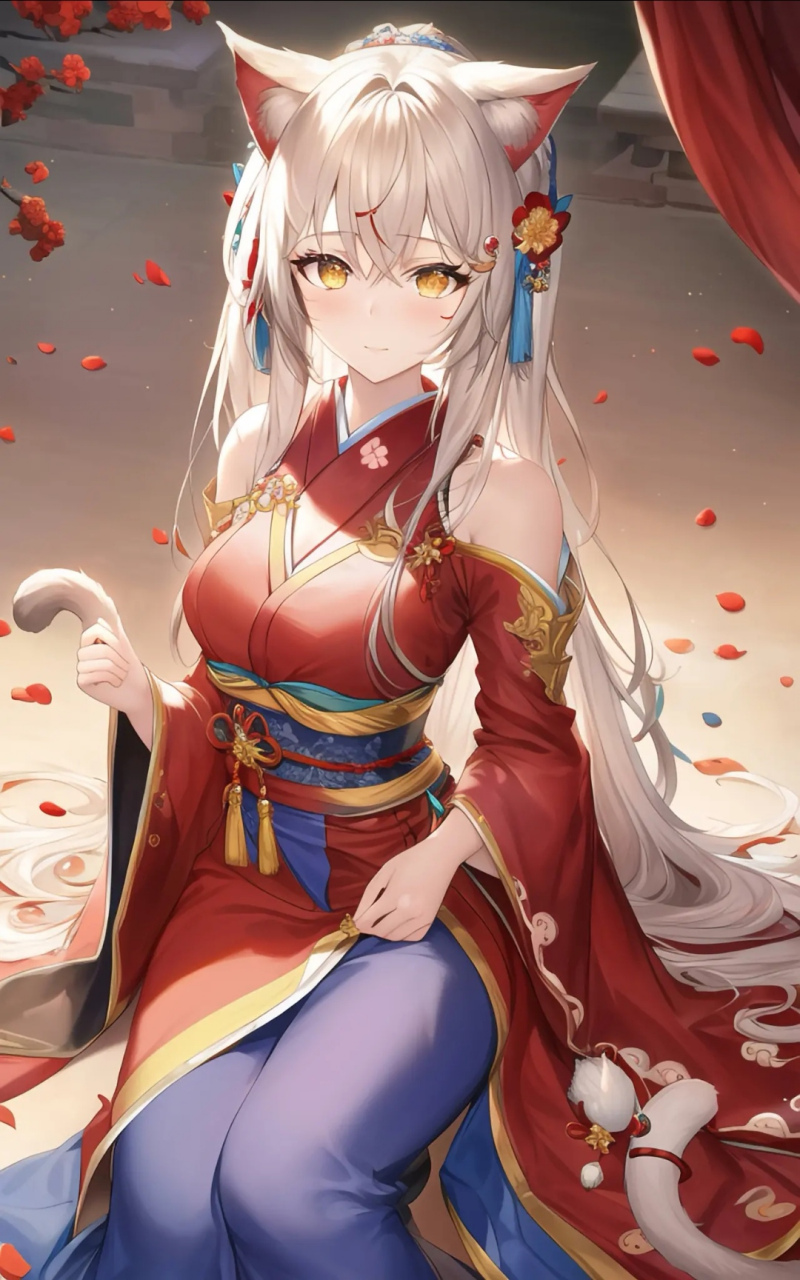 日漫风和服猫儿娘小姐姐[开心]