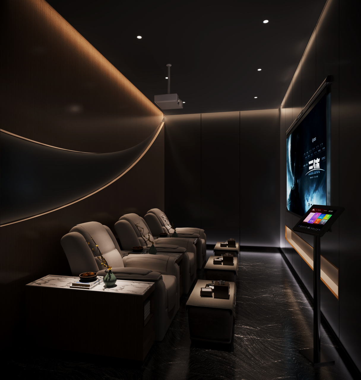 宁波足浴店设计装修案例赏析~ 两人间和三人包厢设计效果图,打造专业