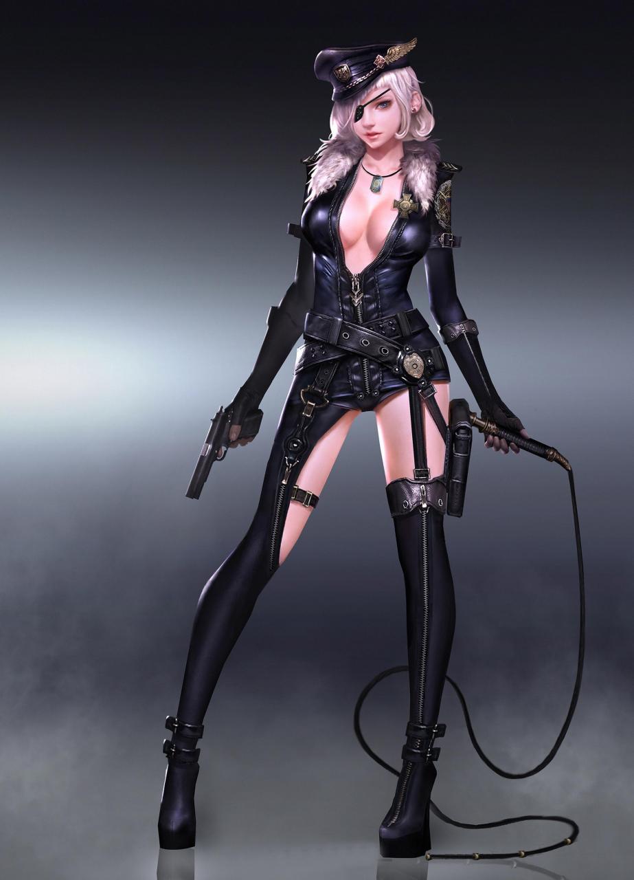 gif创作人# 逆战画面华丽精美,小姐姐英姿飒爽,英气逼人.