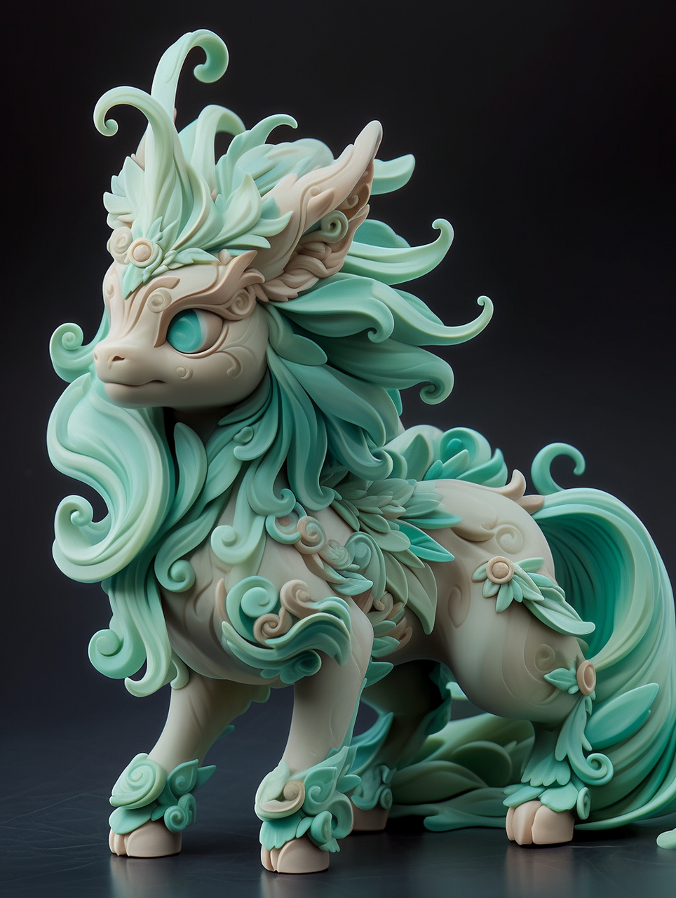 中国神兽玉麒麟!