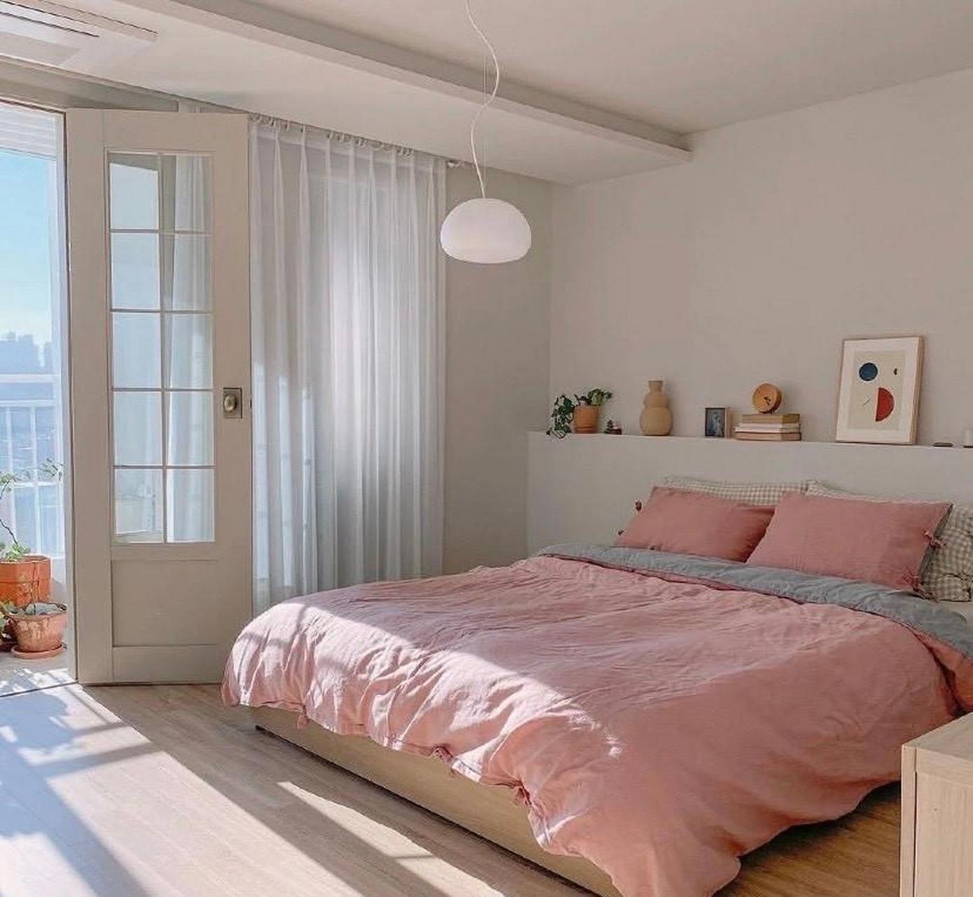 软装灵感,奶油白的韩式简约风公寓,韩国博主新家,治愈系的白色简约风