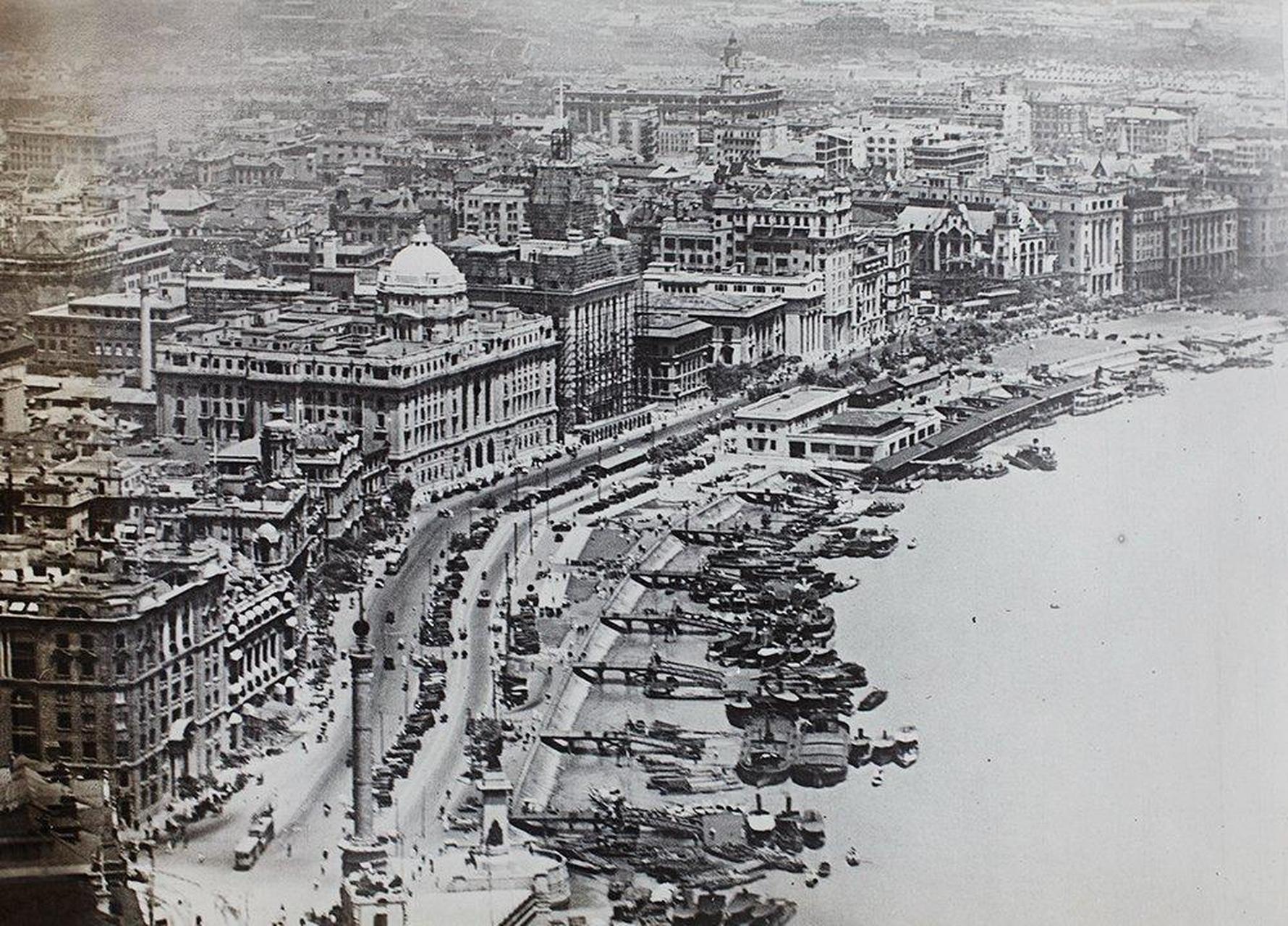 领动计划# 1927年的上海外滩.#老照片