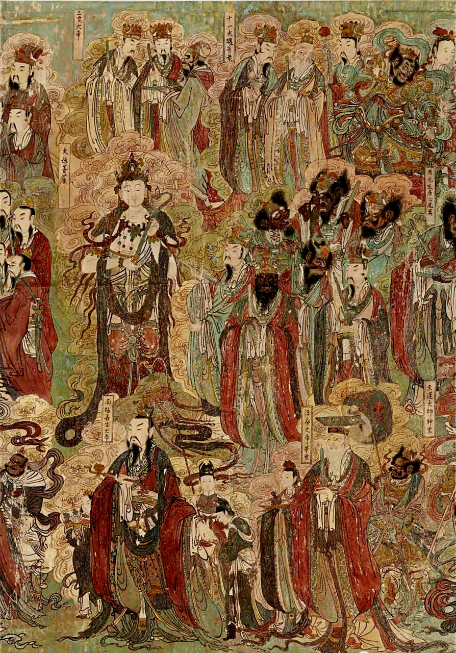 文物# 这是毗卢寺的一组壁画.