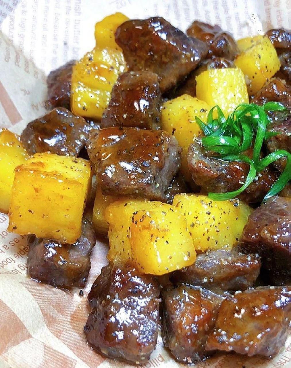 菠萝炒牛肉粒  #奇趣美食嘉年华