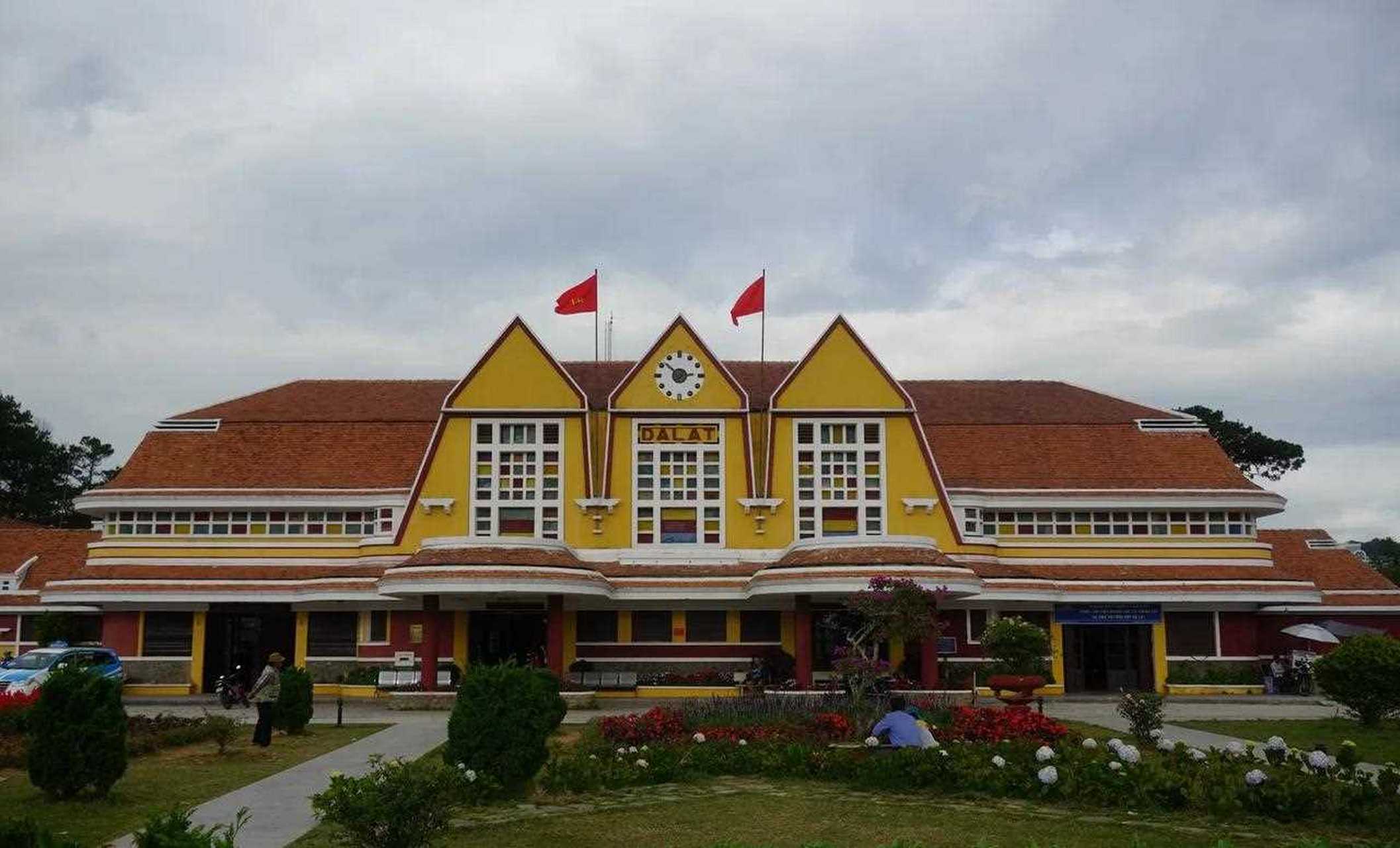 大叻旧火车站da lat train station位于香湖东500米处,被称为越南最美