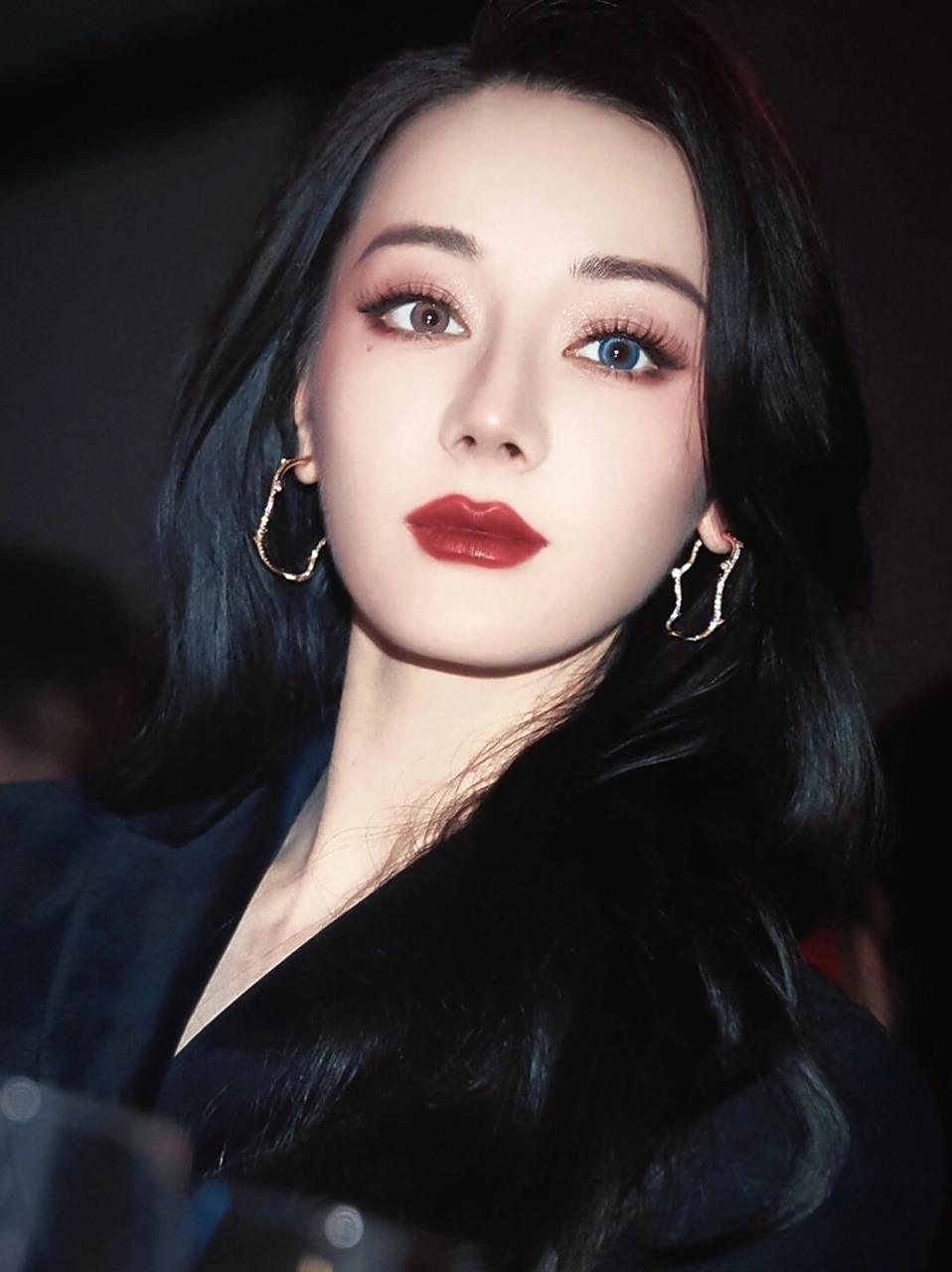 迪丽热巴双瞳色好惊艳啊