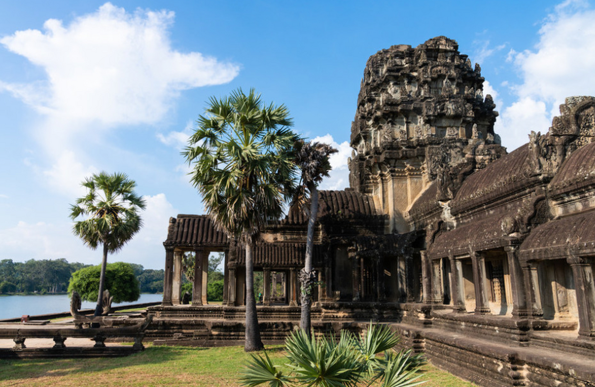 柬埔寨的吴哥窟 angkor wat - cambodia 吴哥城,也叫大吴哥,占地10