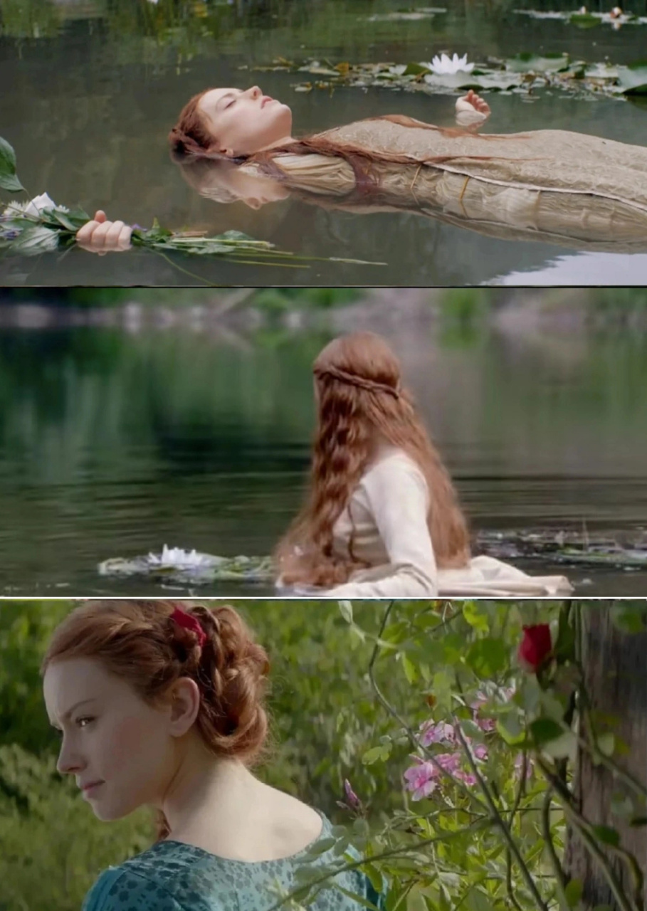 水中的奥菲利亚!