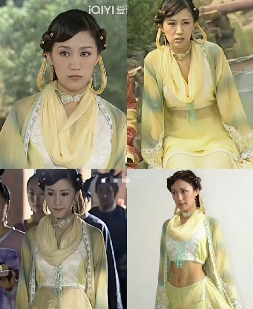 原来《刁蛮公主》里的安宁公主是鲍蕾演的,穿的居然是薄纱透视裙 !