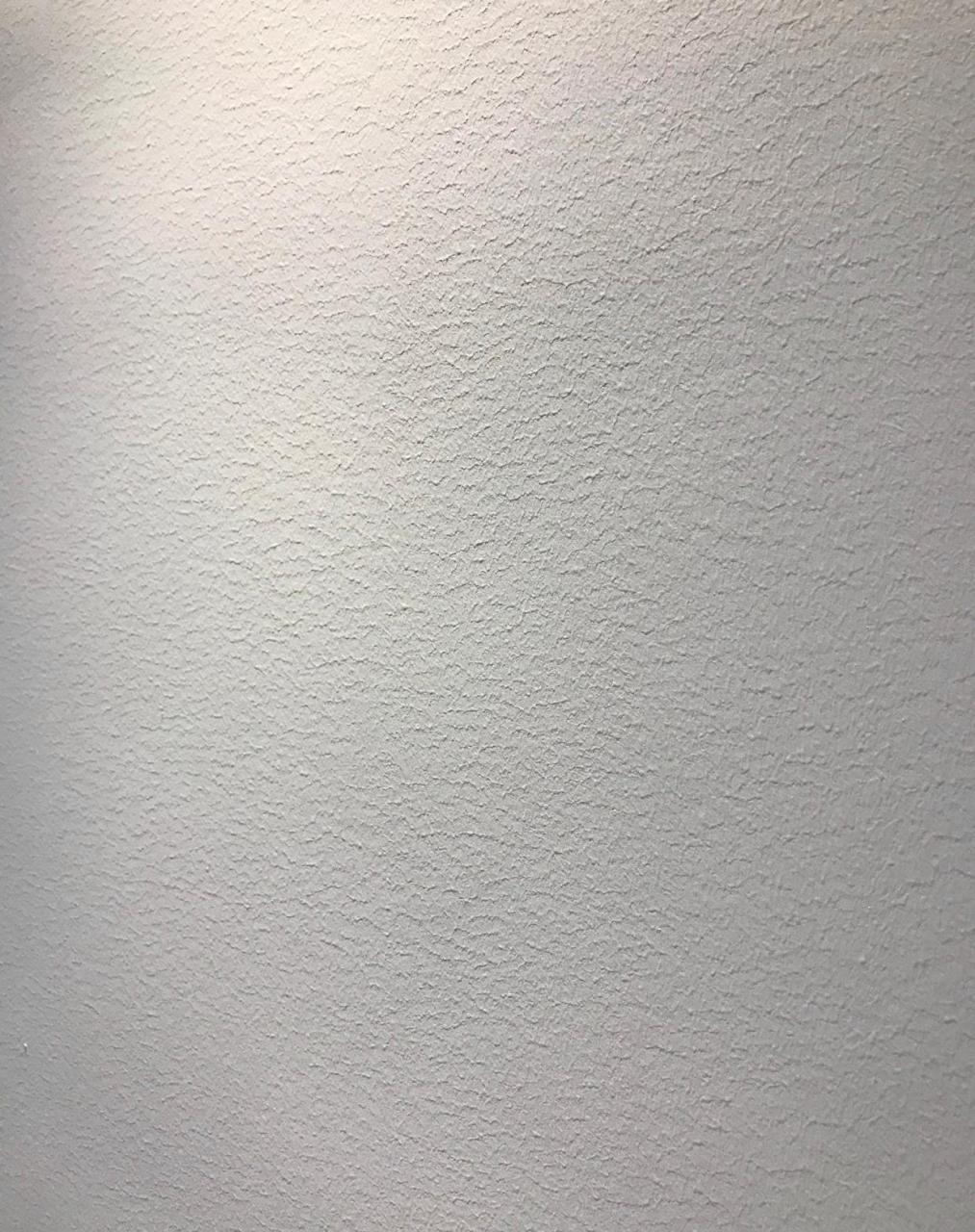 这种墙面是乳胶漆大花纹滚筒滚涂的,有人喜欢这种感觉,有人觉得是毛糙