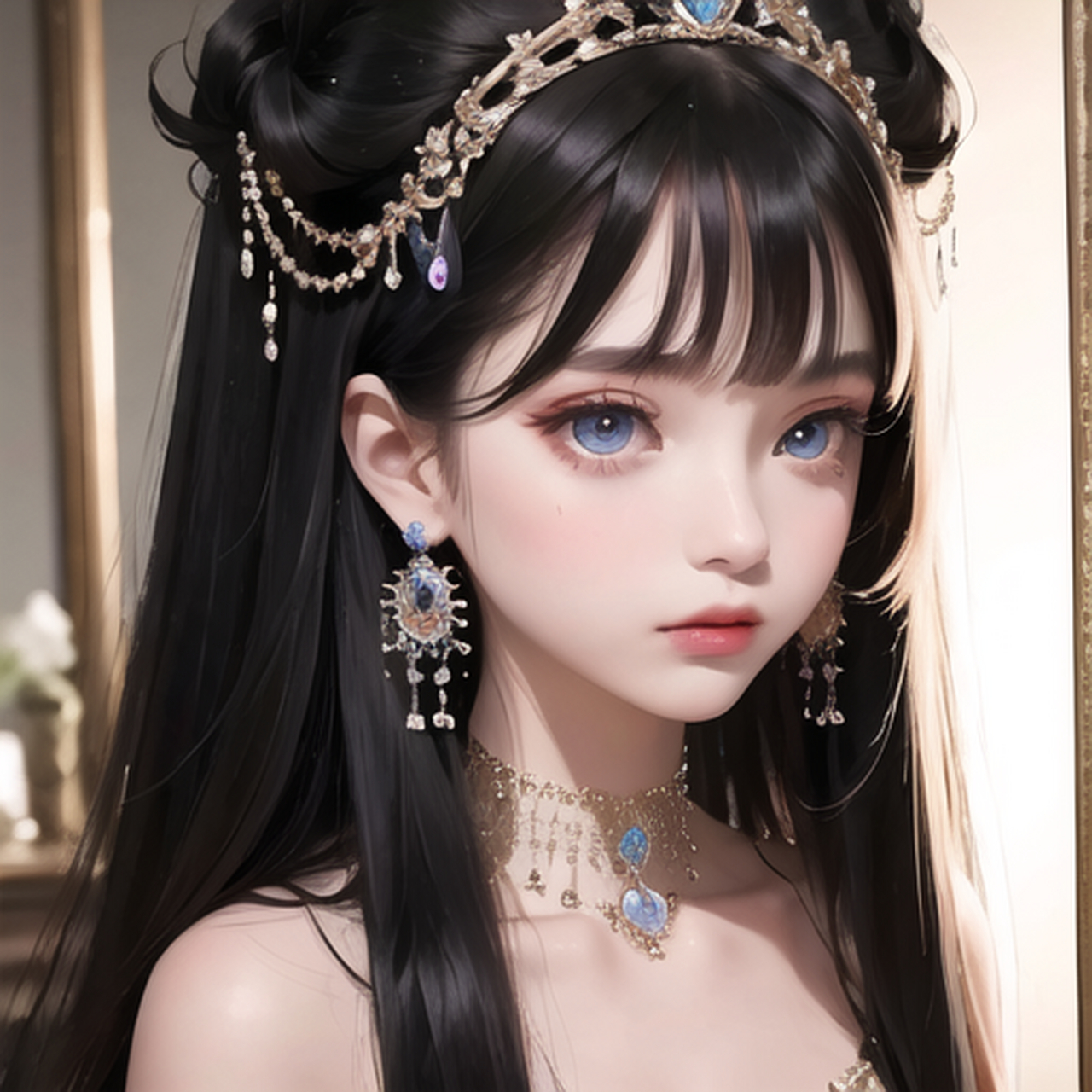 ai绘画# #ai美少女