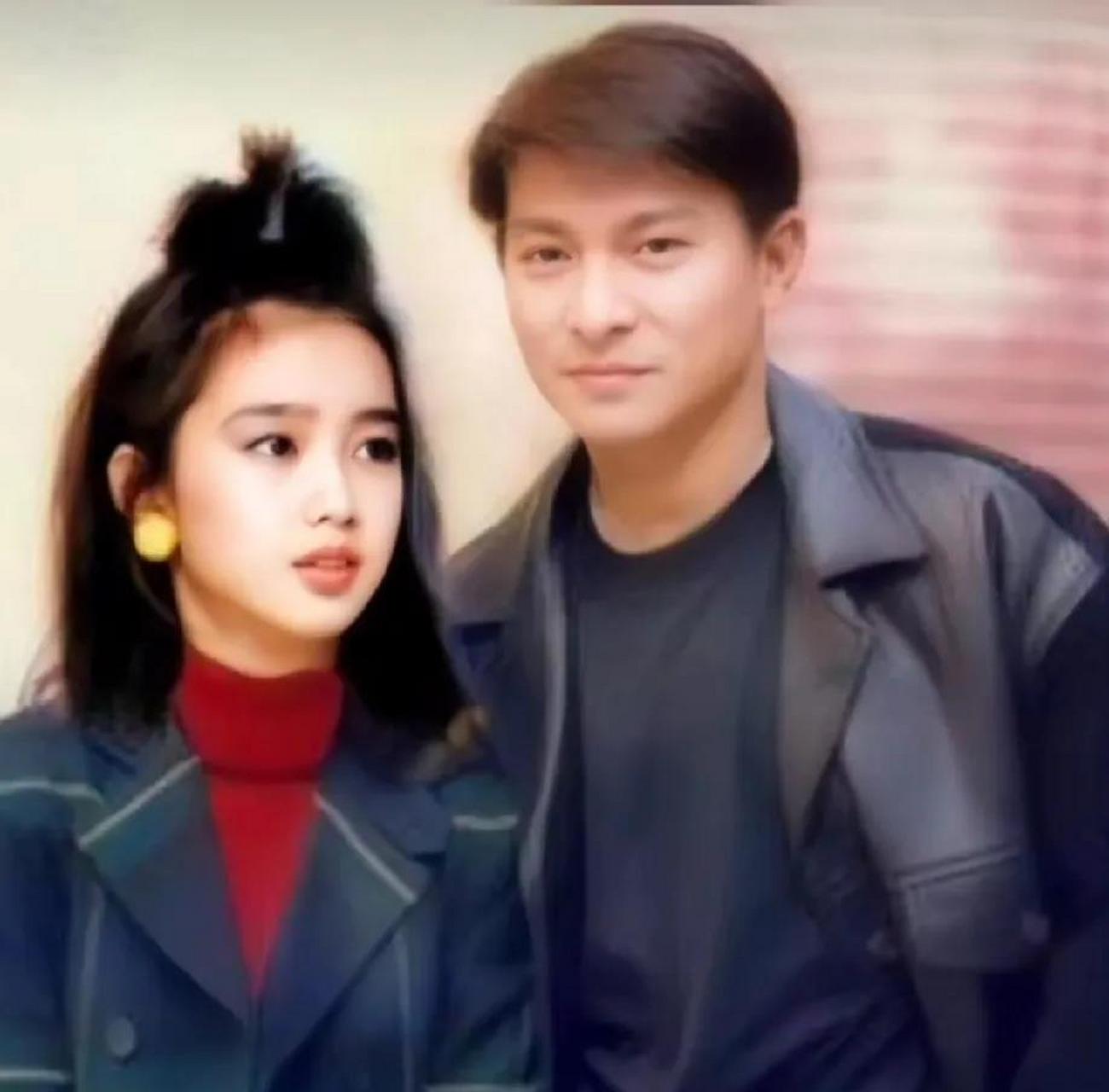 没见过年轻时的朱丽倩,还很是想不通刘德华为什么会娶她,原来年轻时
