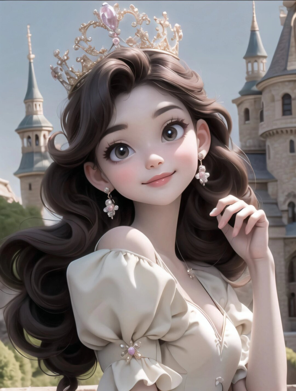 迪士尼公主壁纸  迪士尼在逃公主,喜欢的宝宝们可以拿去做头像哦