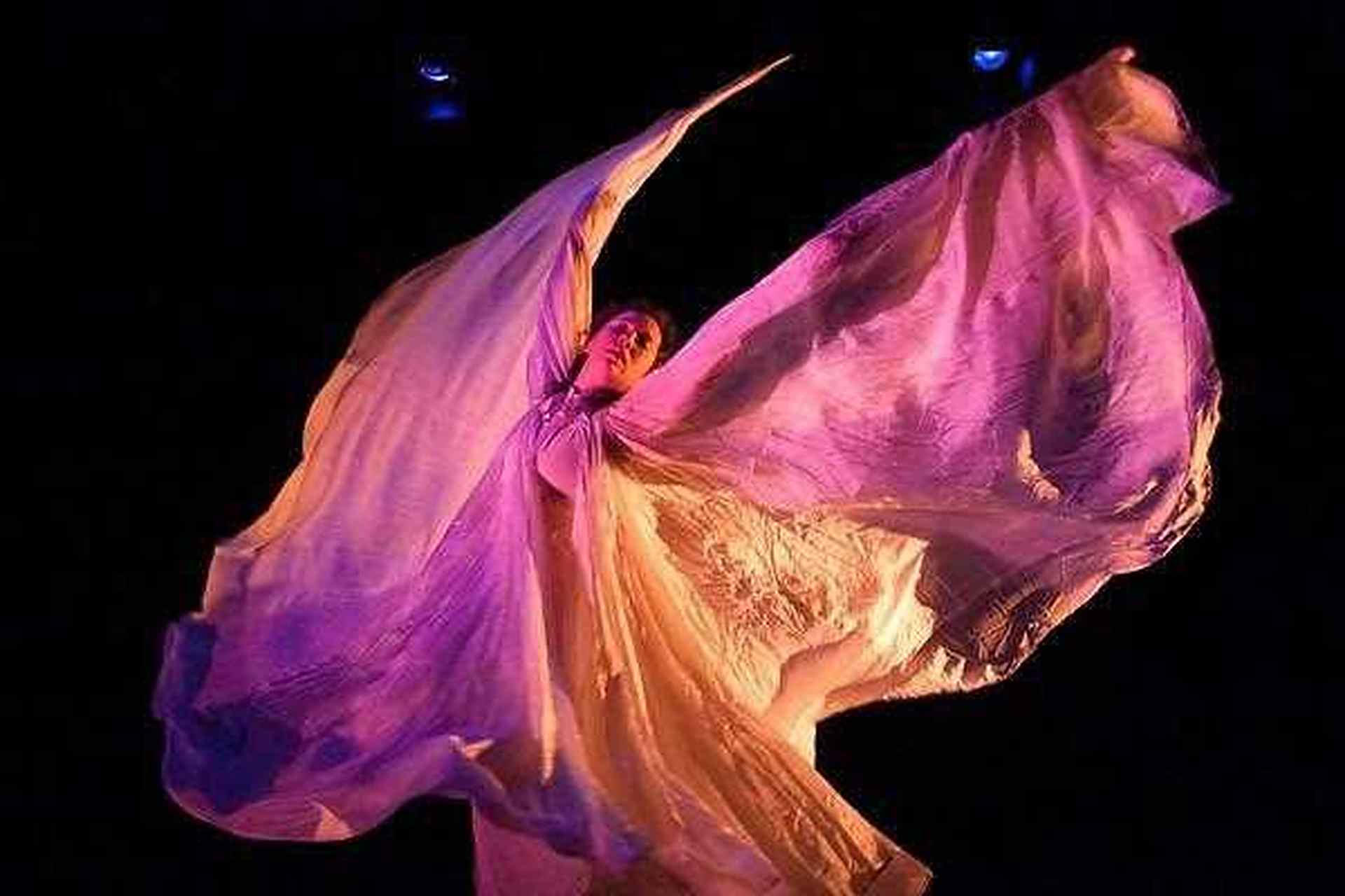 "光之女神"洛伊·富勒,她是美国现代舞的先驱.