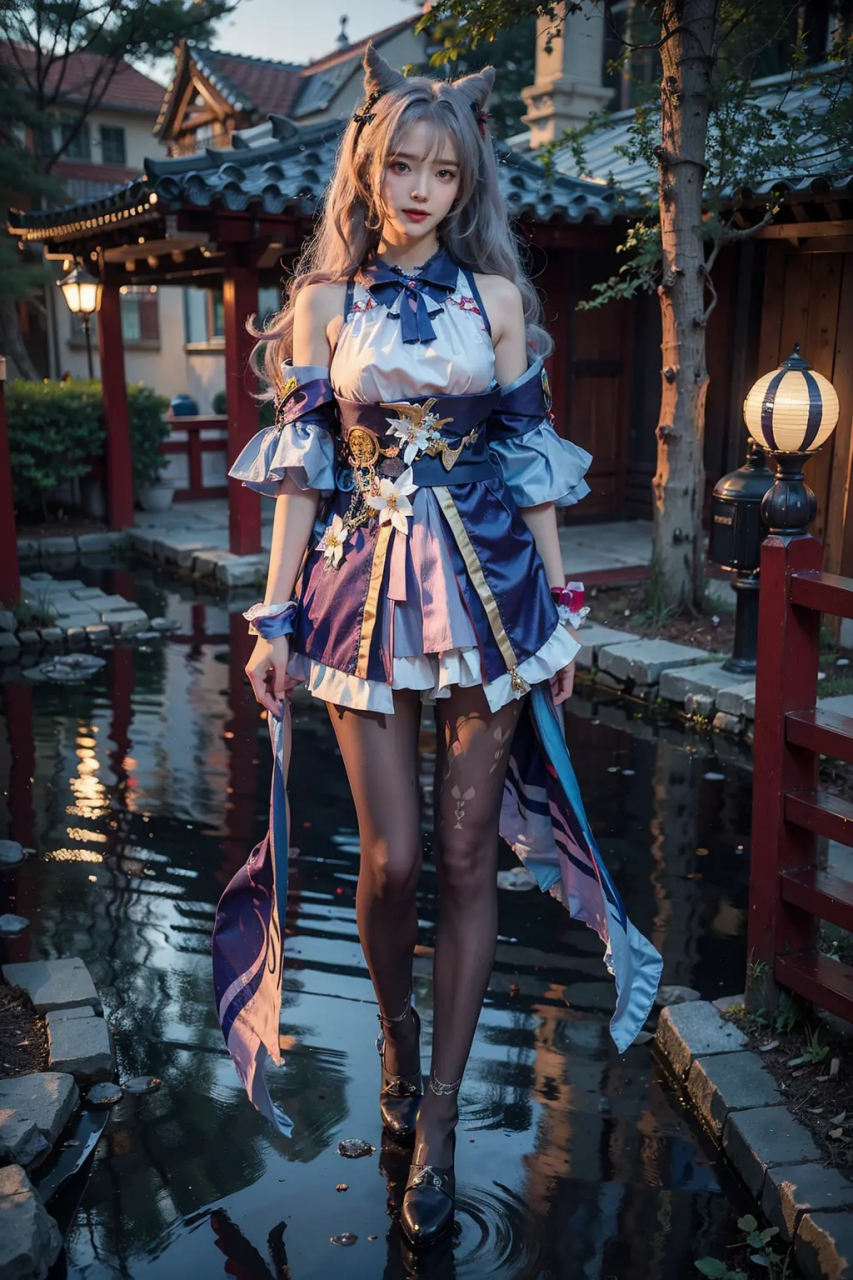 我是刻晴,璃月七星中的玉衡.#ai绘画 #壁纸 #刻晴 #原神 #cos