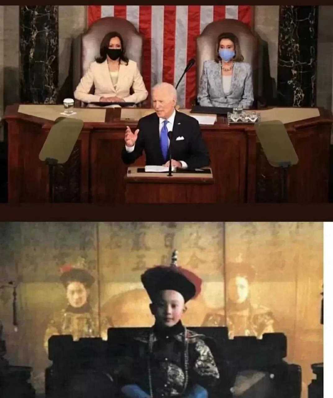 美国惊现"垂帘听政",拜登说话还能算数吗?