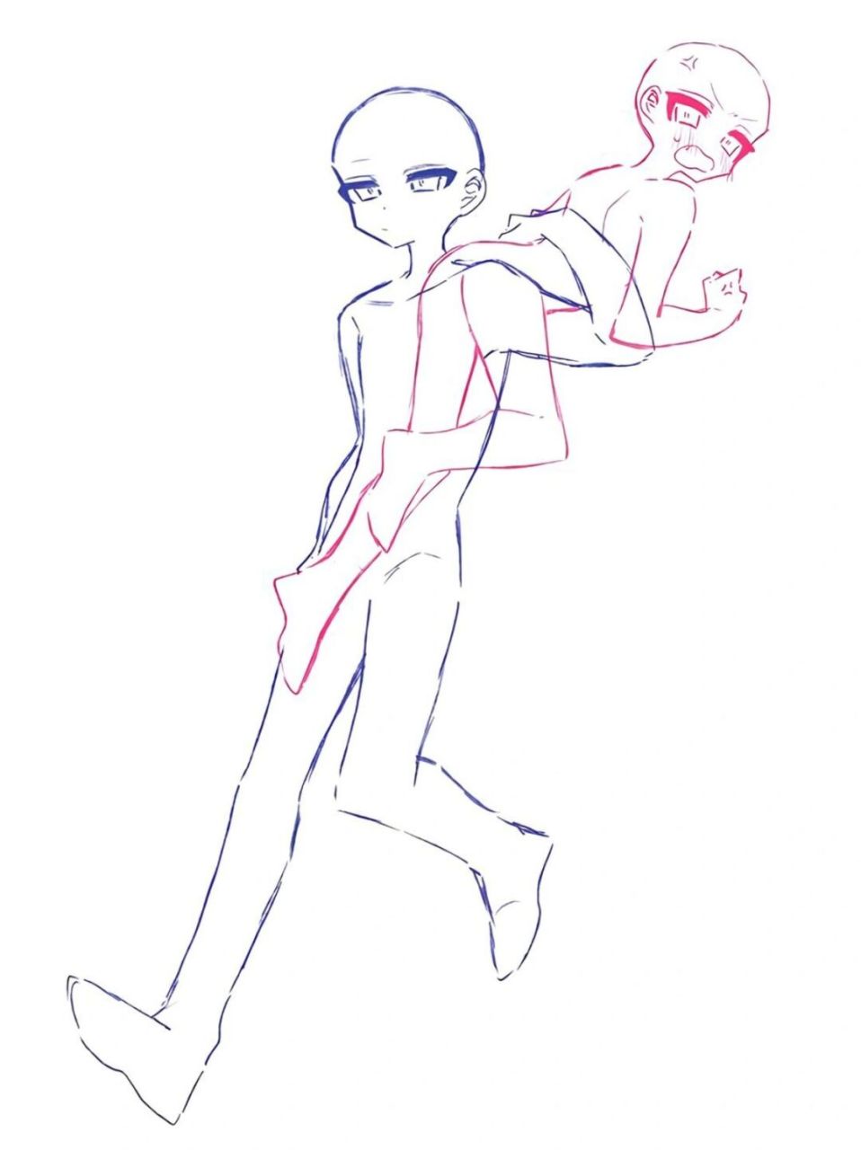 这幅绘画素材描绘了一对情侣出门约会的场景,充满了浪漫和甜蜜的