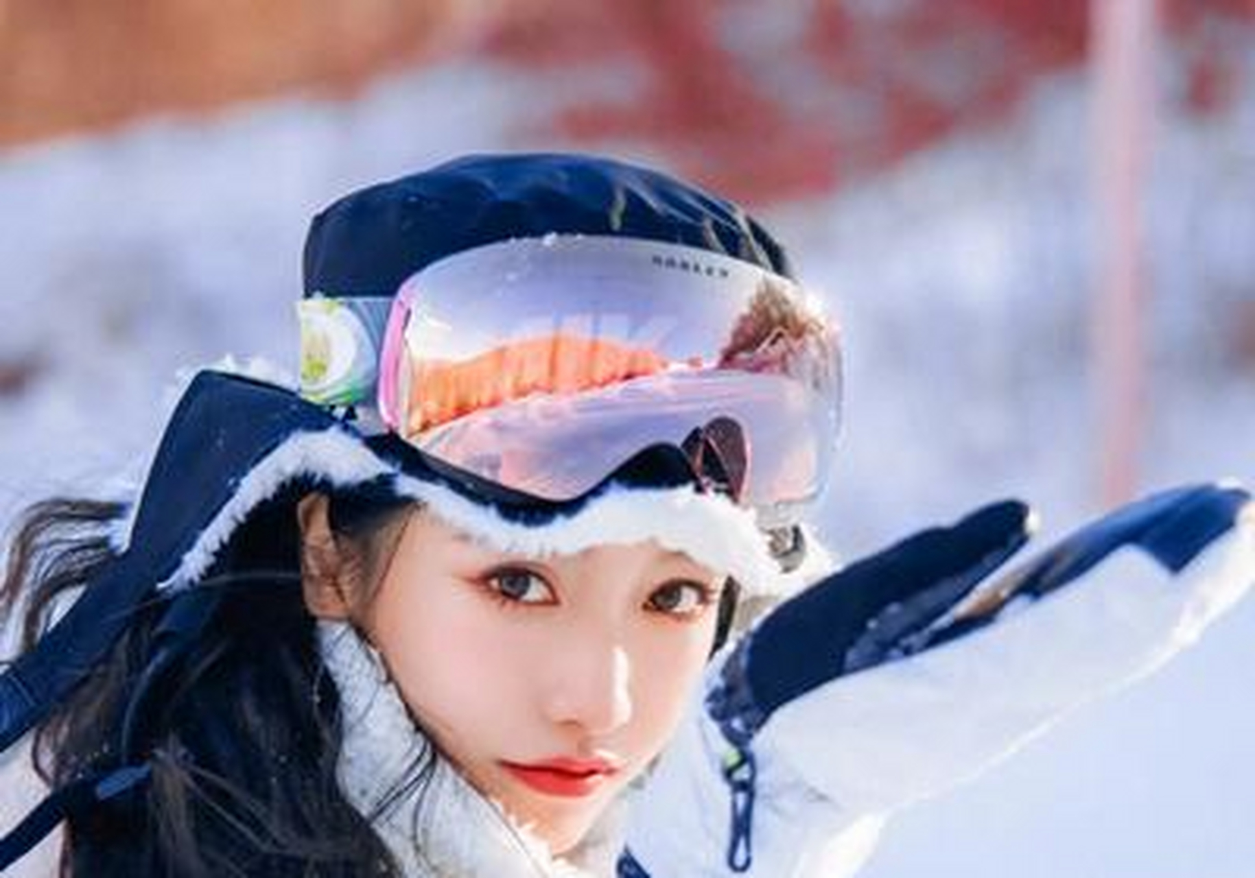 姜贞羽～美女来滑雪,为冬奥会开始加油[观望]